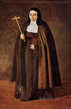 ジェロニマ・デ・ラ・フエンテ修道院長の肖像画 ディエゴ・ベラスケス Oil Paintings